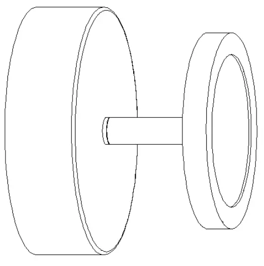 ZEVNI A04654 Duran 4 7 Inch 1 Light Matte Black and Gold LED Modern-Contemporary Vanity Light - fig