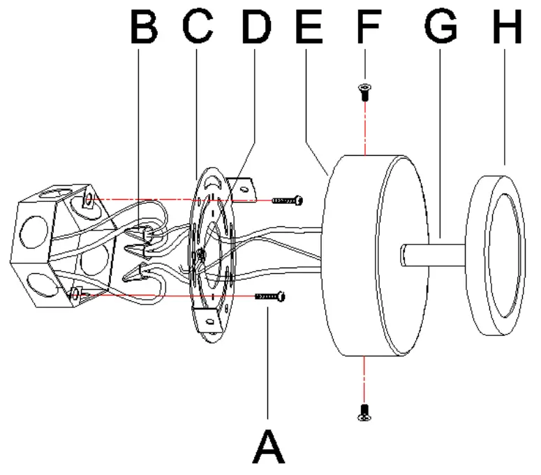ZEVNI A04654 Duran 4 7 Inch 1 Light Matte Black and Gold LED Modern-Contemporary Vanity Light - fig6