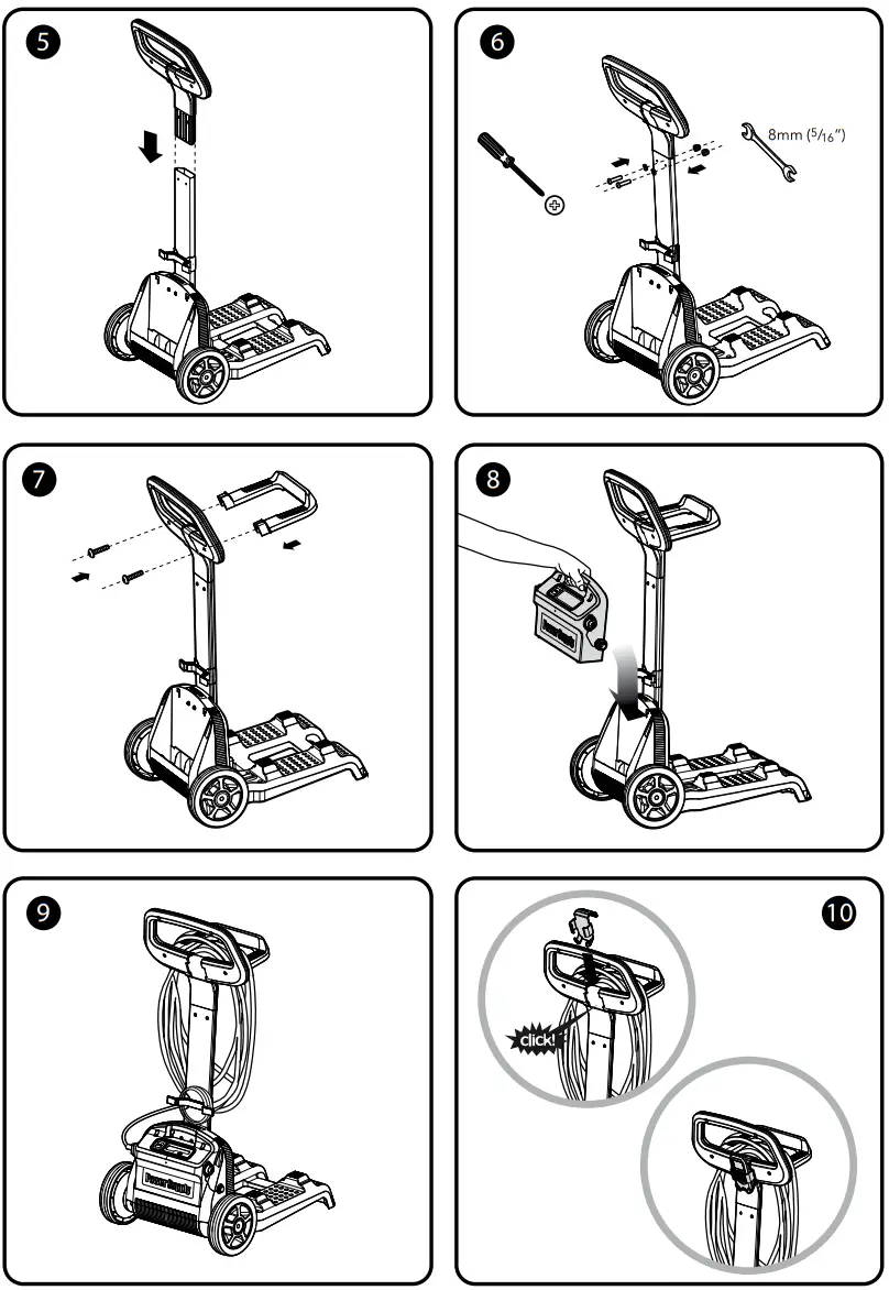 maytronics M400 Robotic Pool Cleaner - CADDY ASSEMBLY 1