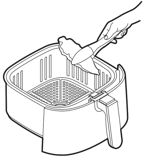 CHEFMAN RJ38-SQSS-8 Turbo Touch Air Fryer -Control Pane-stem- STEP 3