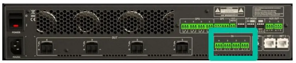 ANALOGUE INPUT CONNECTIONS