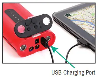 Weego 44.1 12-Volt Portable Lithium Jump Starter - USB CHARGING