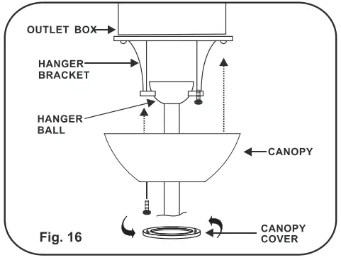 minkaAire Sabot LED Ceiling Fan - Finishing Installing