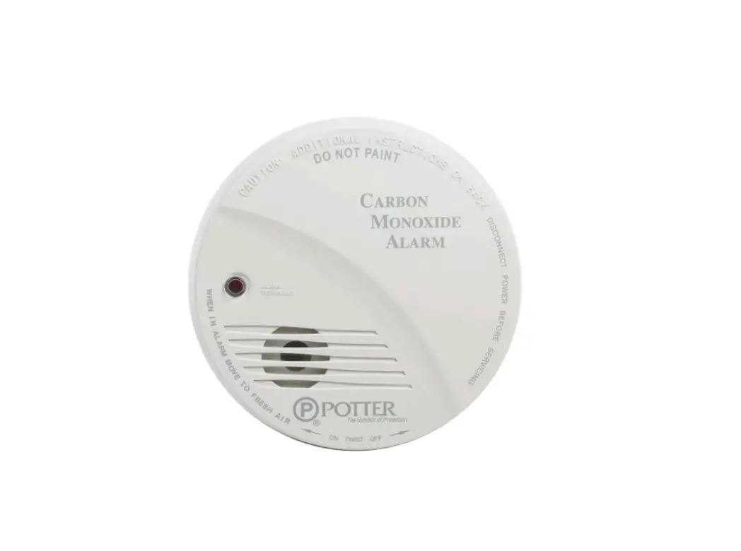 Potter Co-12 Carbon Monoxide Gas Alarm 12-24vdc System Owner's Manual Potter Co-12 Carbon Monoxide Gas Alarm 12-24vdc System Owner's Manual