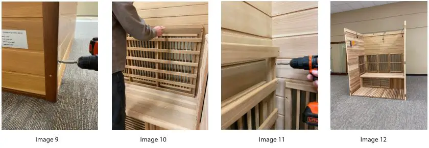 Hampton Hybrid Sauna - Assembly 3