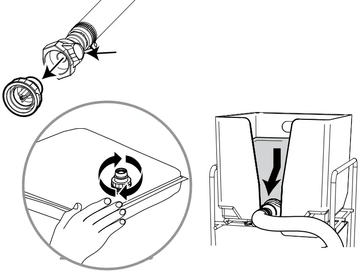 SERVER 85751 Dental Remote Dispensing System - HOSE TO POUCH