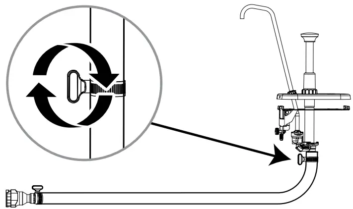 SERVER 85751 Dental Remote Dispensing System - HOSE TO PUMP
