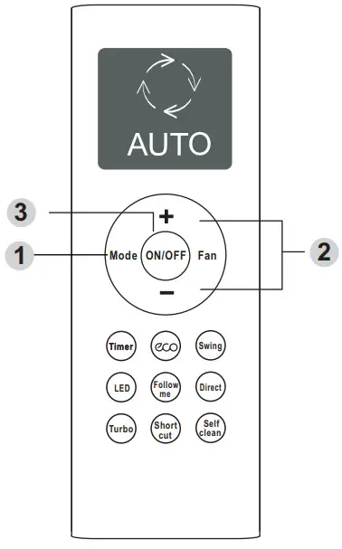senville Air Conditioner - Basic Functions