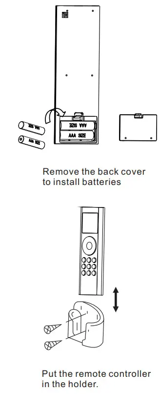 senville Air Conditioner -REMOTE CONTROL