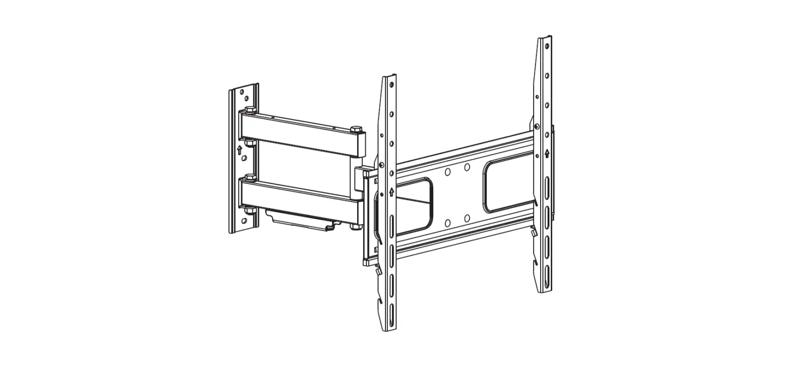 Laser Tvb-lpa36-43 Medium Full Motion Tv Wall Mount User Manual