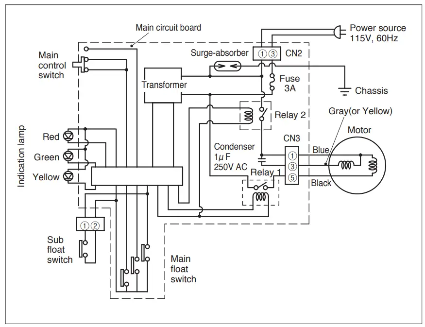 TOYOSTOVE OPT-91UL Fuel Lifter Pump - DIAGRAM
