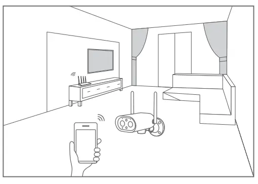 ANRAN S02 Solar Powered Wireless Security Camera - camera