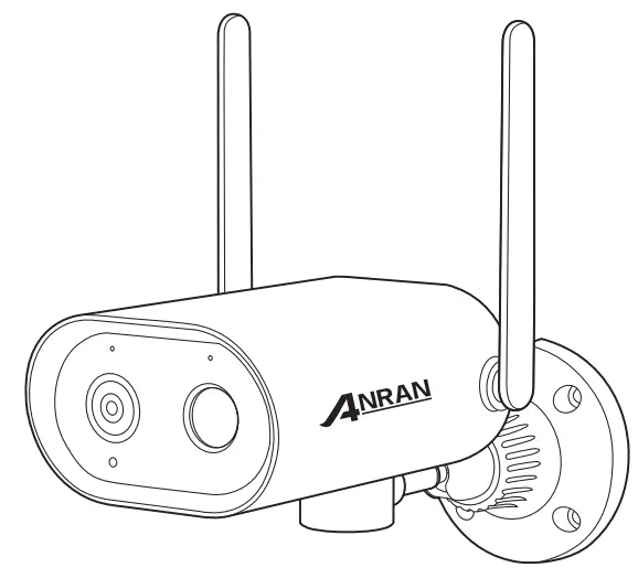 ANRAN S02 Solar Powered Wireless Security Camera