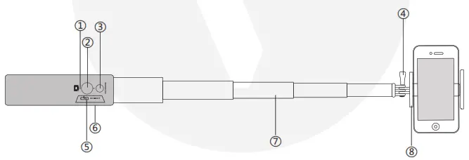 Valore AC8810 Wireless Selfie Stick - UNDERSTANDING THE PRODUCT