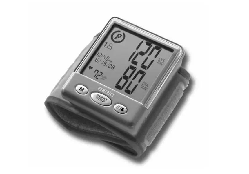 Homedics Bpw-200 Automatic Writst Blood Pressure Monitor User Manual