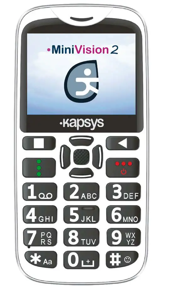 kapsys MiniVision 2 Cell Phone