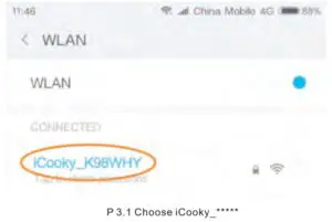 Connect the to the APP