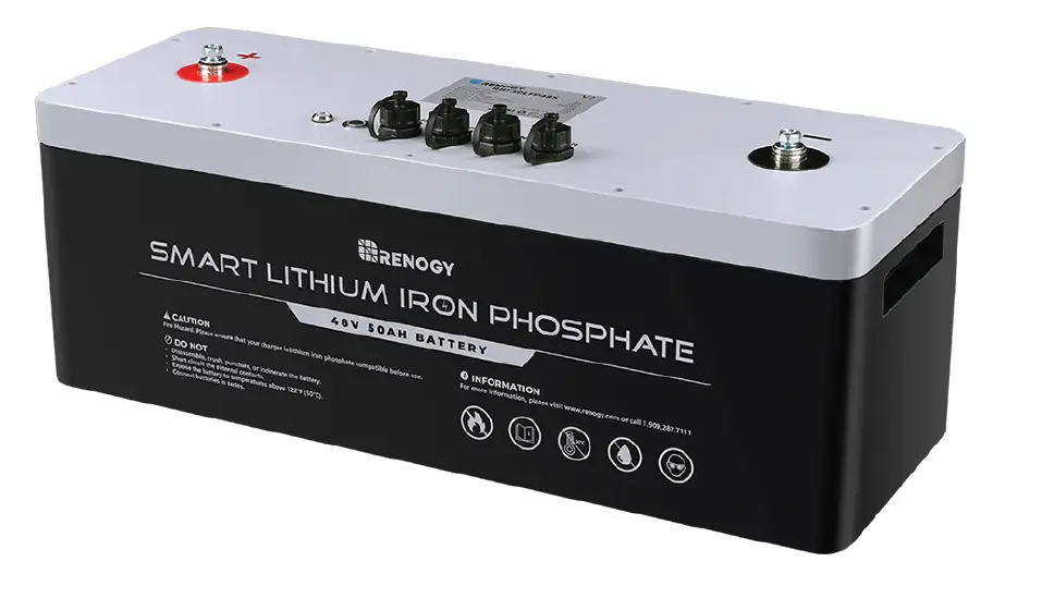 RENOGY 50LFP48S 48V 50Ah Smart Lithium Iron Phosphate Battery