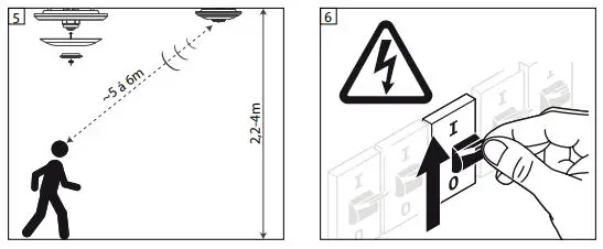 LED s Lights 800532 LED Ceiling Light with PIR Sensor fig2