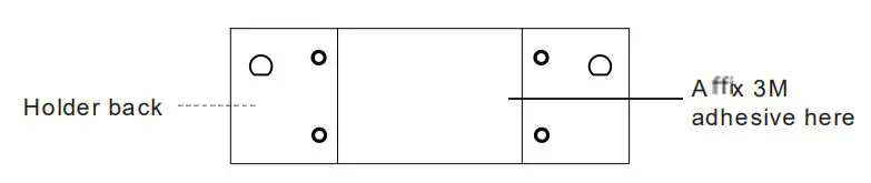 ECOFLOW DELTA Pro Remote Control Instruction Manual - Screw the holder to the wall