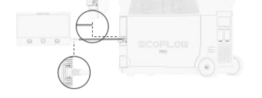 ECOFLOW DELTA Pro Remote Control Instruction Manual - Wired connection