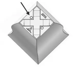 a close up of a building