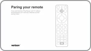 FIG 4 Pairing Your Stream TV Voice Remote
