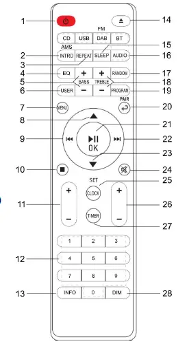 soundmaster DAB970 Wooden Retro Radio with CD Player fig 7