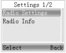 A Beep DH-9800 Digital Two-Way Radio User Manual - Settings