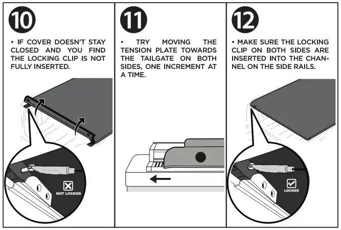 TYGER T1 Soft Roll Up Tonneau Cover - Cover Doesnt Stay Latched 2