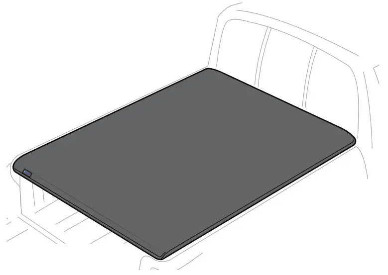 TYGER T1 Soft Roll Up Tonneau Cover - Cover