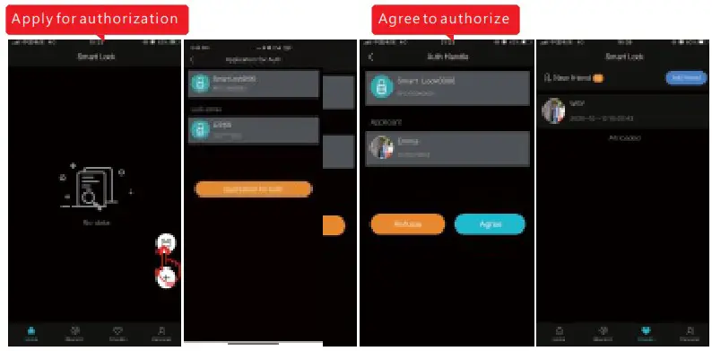 OKLOK FB50 Bluetooth and Fingerprint Lock - Remotely authorize 4