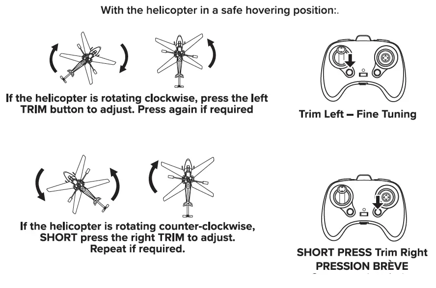 TRIMMING THE HELICOPTER