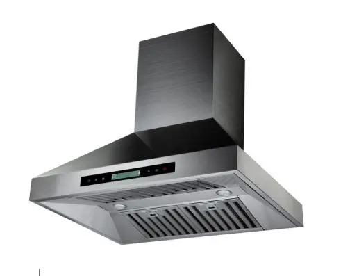 HAUSLANe IS-500SS-30 Chef 30-Inch Ducted Stainless Steel Island Range Hood PRO
