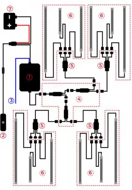 DITRIO InfiColors M12R LED Lights Kit FIG 1