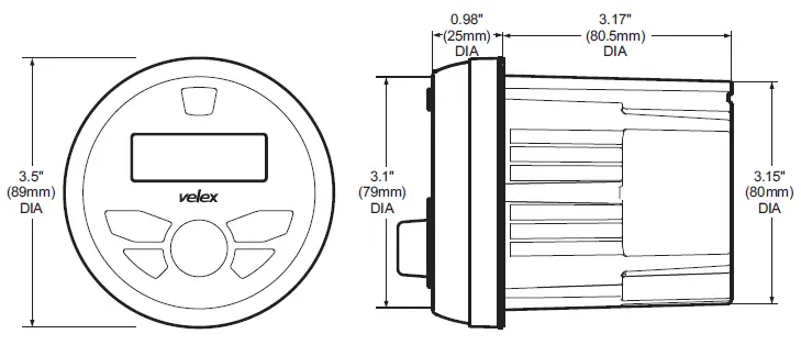 velex Vvelex VX163 Gauge Hole Receivers fig 1X163 Gauge Hole Receivers fig 1