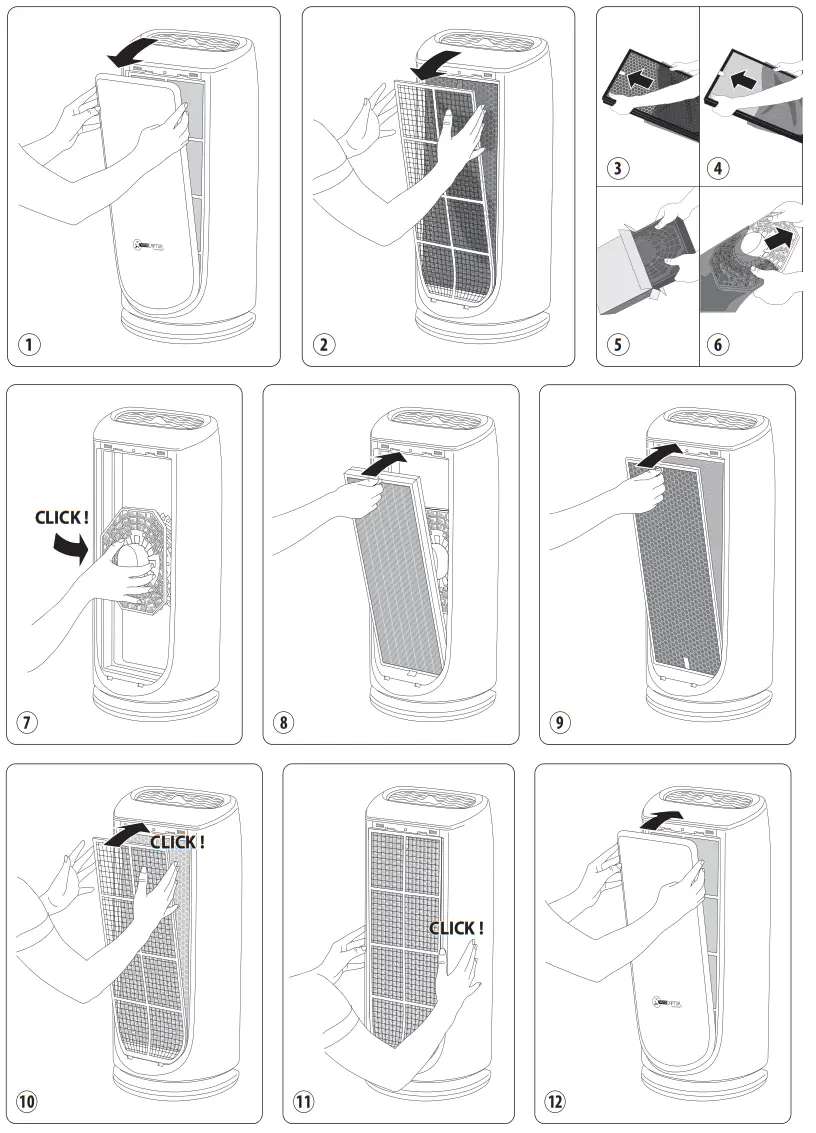 Tefal PU4066 Intense Pure Air - FILTERS