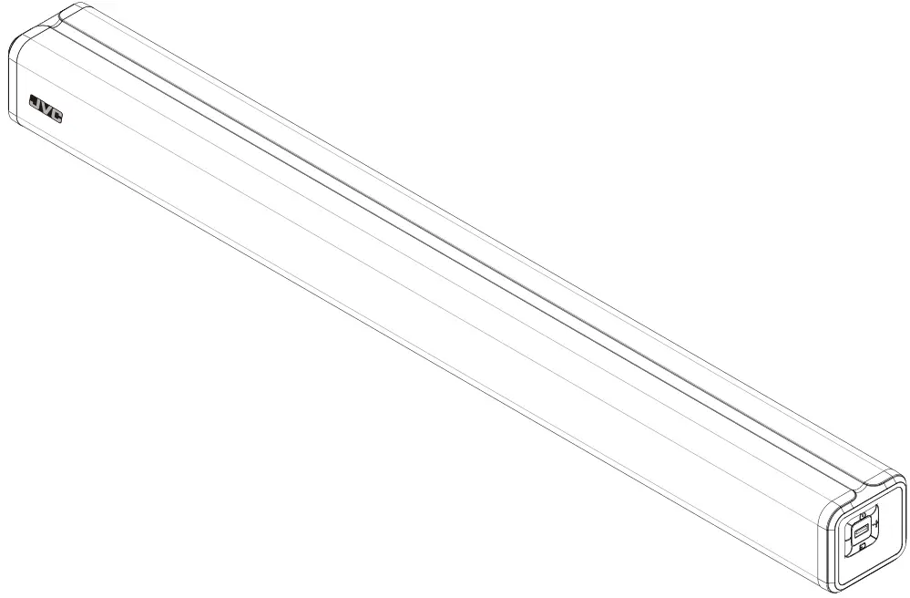 JVC TH S320B Audio Home Theater System 2 0CH Soundbar-