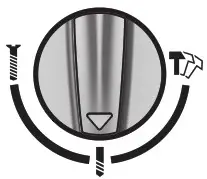 BOSCH 1554862 Uneo Maxx SDS-Quick-Cordless Hammer Drill - Position for drilling