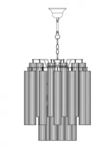 Johan Lewis Ribs Frosted Glass Pendant User Manual
