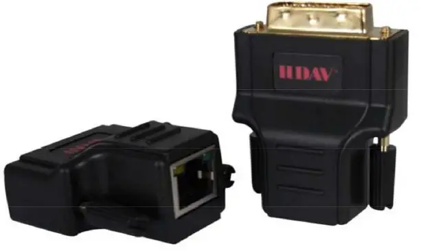 HDAV-MDVI-C5-Direct-Plug-DVI-Digital-Video-CAT5-RJ45-Mini-Extender-PRODUCT