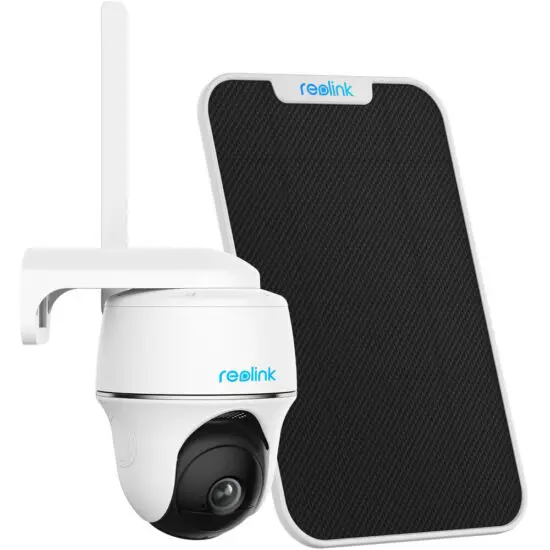 reolink Go PT Plus 4MP Outdoor Battery-Powered Cellular Pan & Tilt Security Camera
