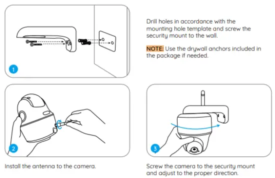 Mount the Camera to Wall