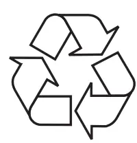 Amica VM 7012 Vacuum Cleaner Instruction Manual - Recycle icon