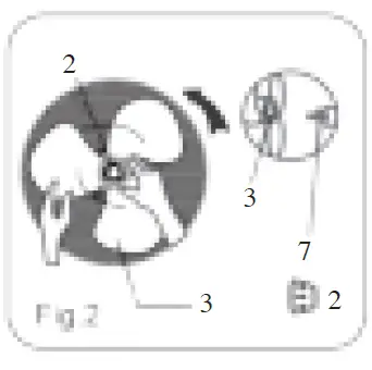 DOMO DO 8140 Freestanding Fan-fig4