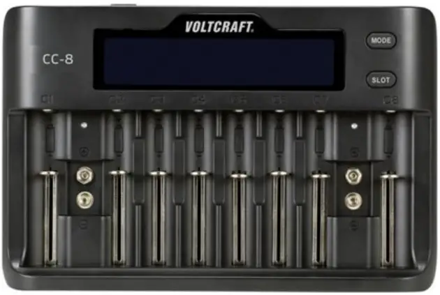 VOLTCRAFT 2176563 CC-8-Round-Cell-Charger-PRODUCT