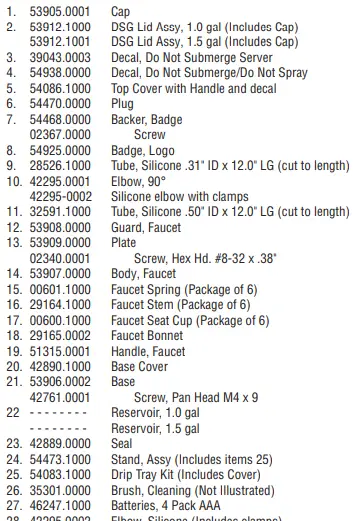 BUNN ThermoFresh Systems 1.0 & 1.5 Gallon Servers-fig12