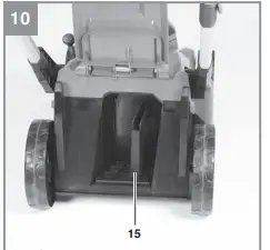 Einhell RASARRO 36-42 Cordless Lawn Mower 10