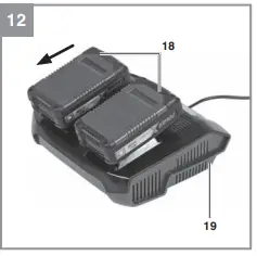 Einhell RASARRO 36-42 Cordless Lawn Mower 12
