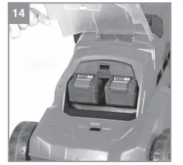 Einhell RASARRO 36-42 Cordless Lawn Mower 14